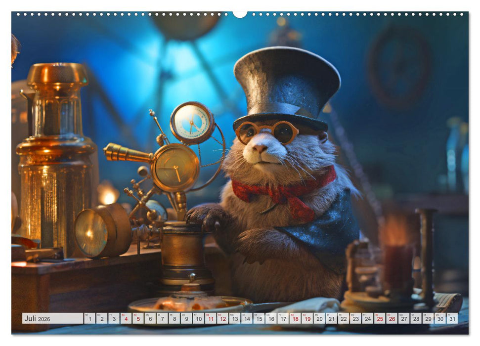 Fleißige Otter - Wer hätte nicht gerne einen niedlichen Otter auf der Arbeit (CALVENDO Premium Wandkalender 2026)