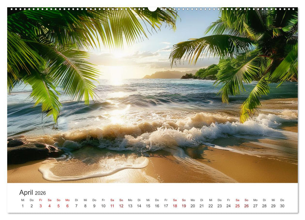 Gestrandet - Ein Jahr auf Robinsons Insel (CALVENDO Wandkalender 2026)