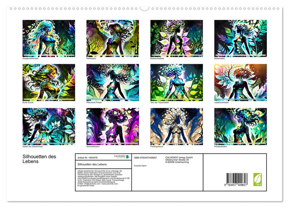 Silhouetten des Lebens (CALVENDO Premium Wandkalender 2026)