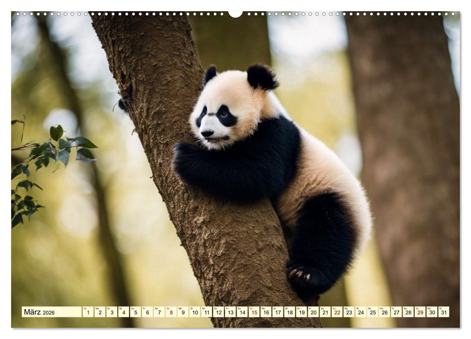 Großer Pandabär (CALVENDO Wandkalender 2026)