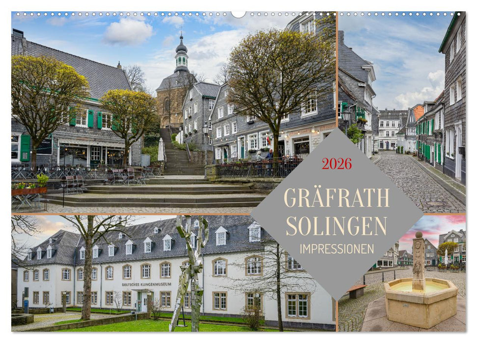 Solingen-Gräfrath Impressionen (CALVENDO Wandkalender 2026)