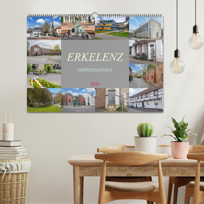 Erkelenz Impressionen (CALVENDO Wandkalender 2026)