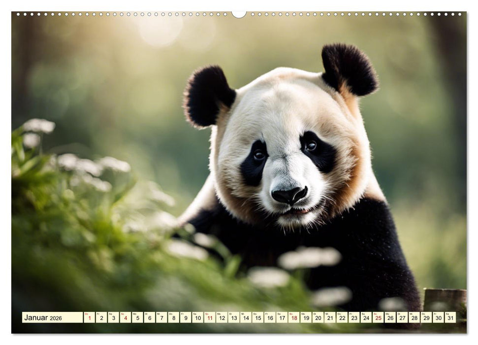 Großer Pandabär (CALVENDO Premium Wandkalender 2026)