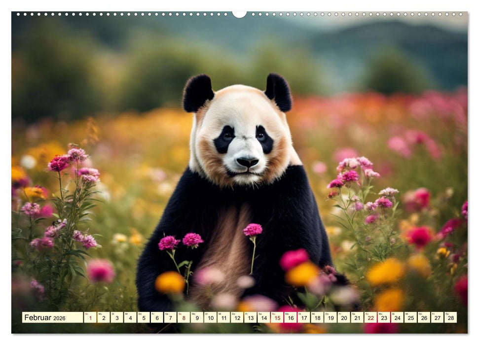 Großer Pandabär (CALVENDO Premium Wandkalender 2026)