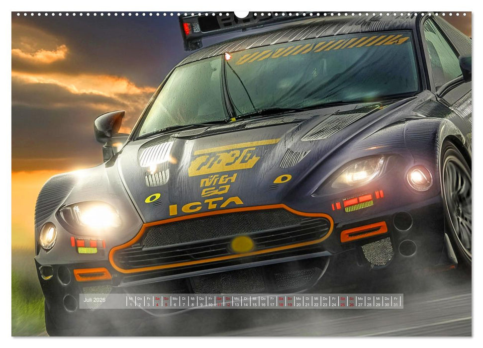 Fantasievolle Rennautos - Im Rausch der Geschwindigkeit (CALVENDO Premium Wandkalender 2026)