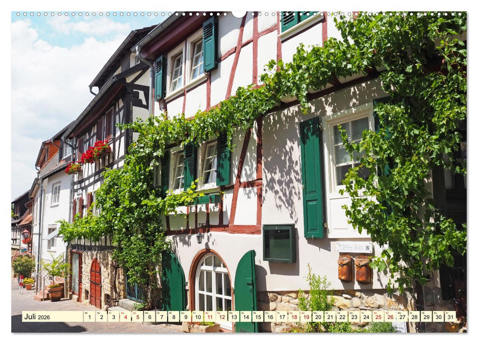 Heppenheim - Weinstadt unter der Starkenburg (CALVENDO Premium Wandkalender 2026)