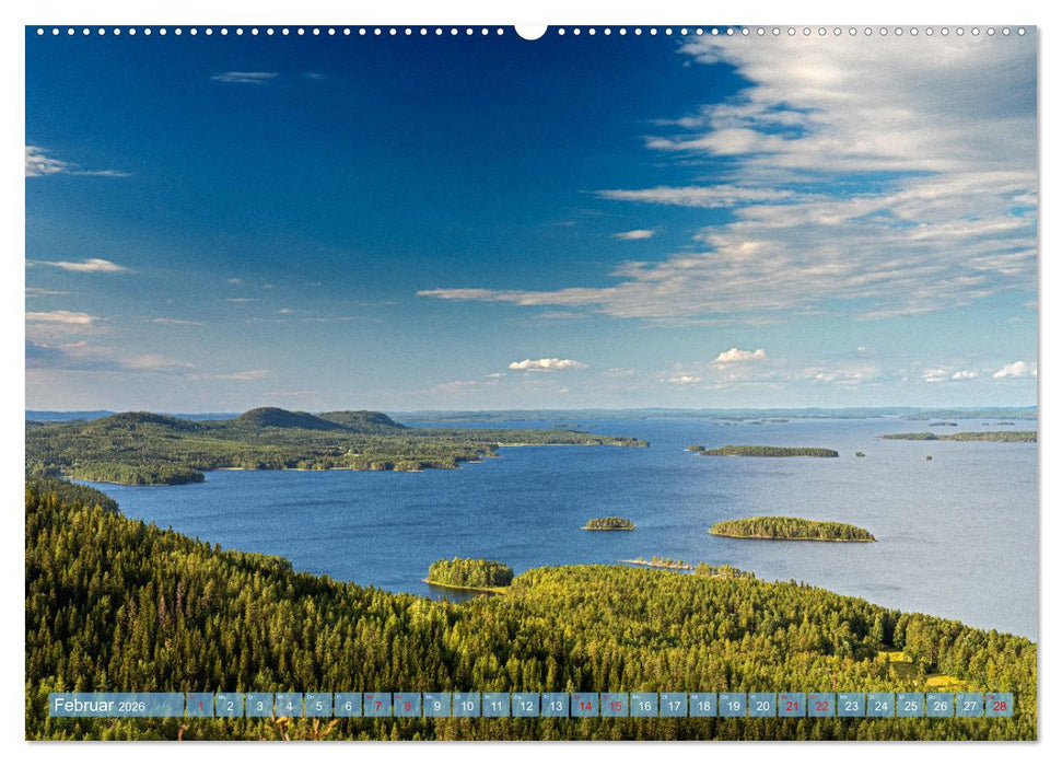 Wildes Finnland (CALVENDO Premium Wandkalender 2026)