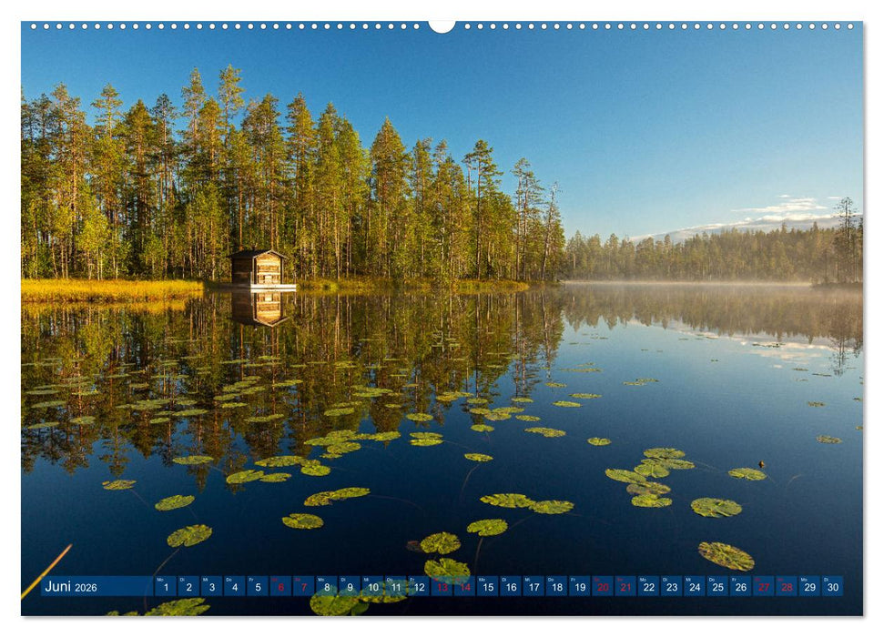 Wildes Finnland (CALVENDO Premium Wandkalender 2026)