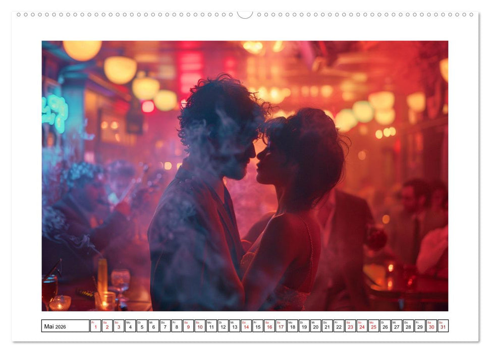 Jazz Geschichten um Mitternacht (CALVENDO Wandkalender 2026)