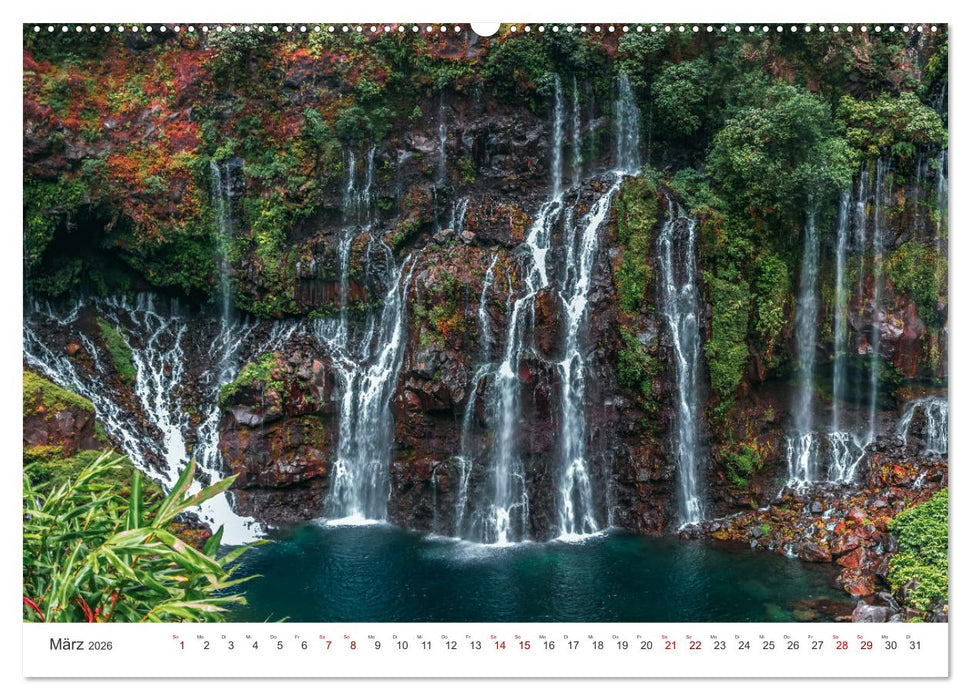 Île de la Réunion - Das französische Paradies im Indischen Ozean (CALVENDO Premium Wandkalender 2026)