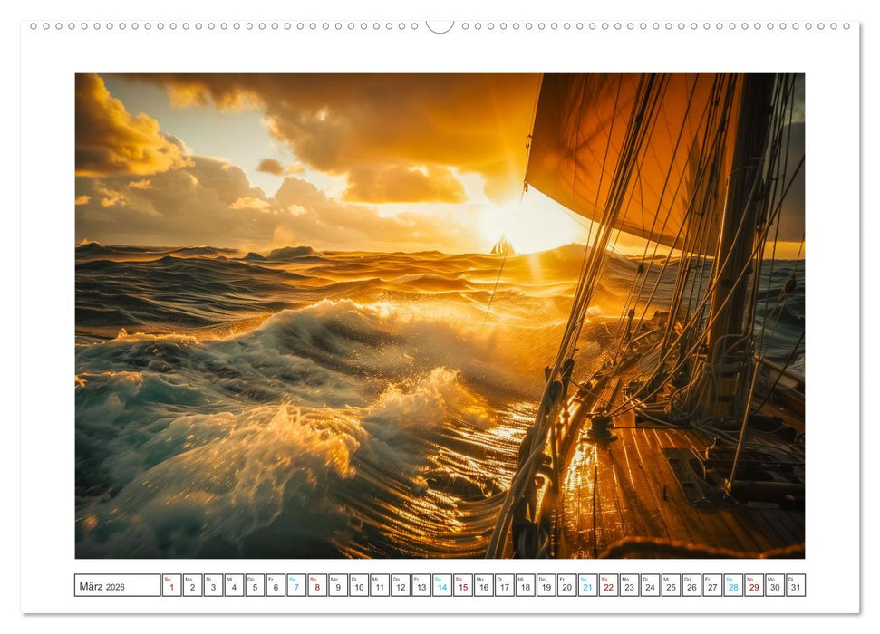 Wind und Wogen (CALVENDO Premium Wandkalender 2026)