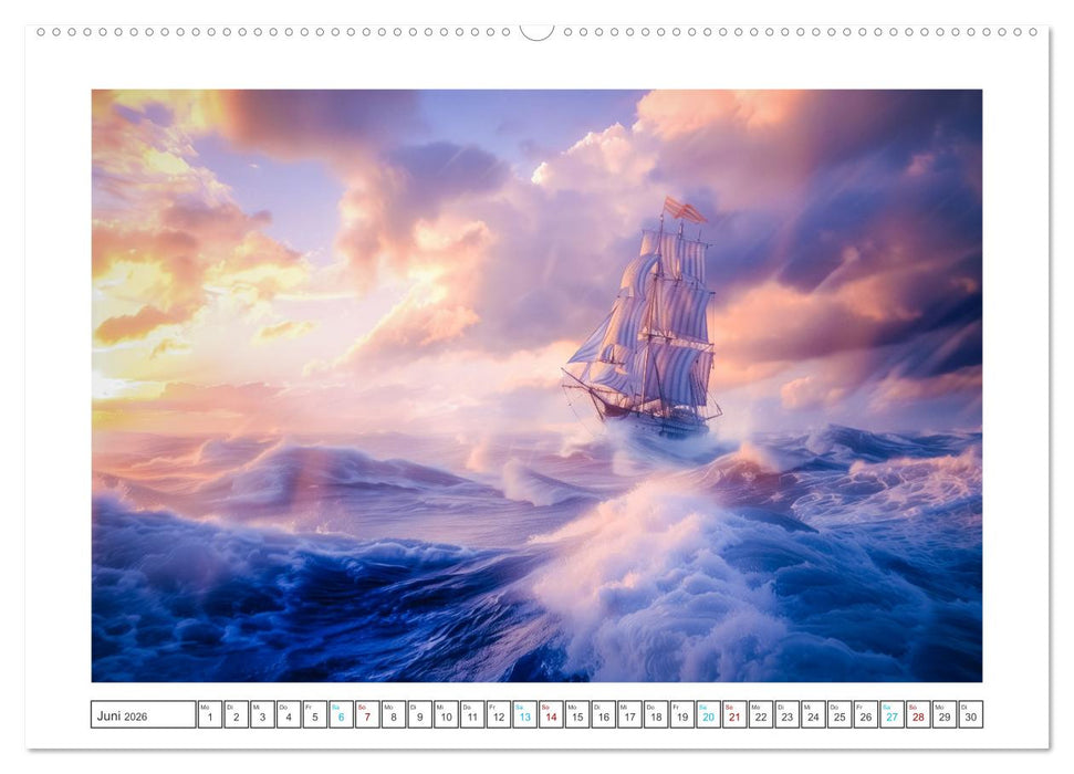 Wind und Wogen (CALVENDO Premium Wandkalender 2026)