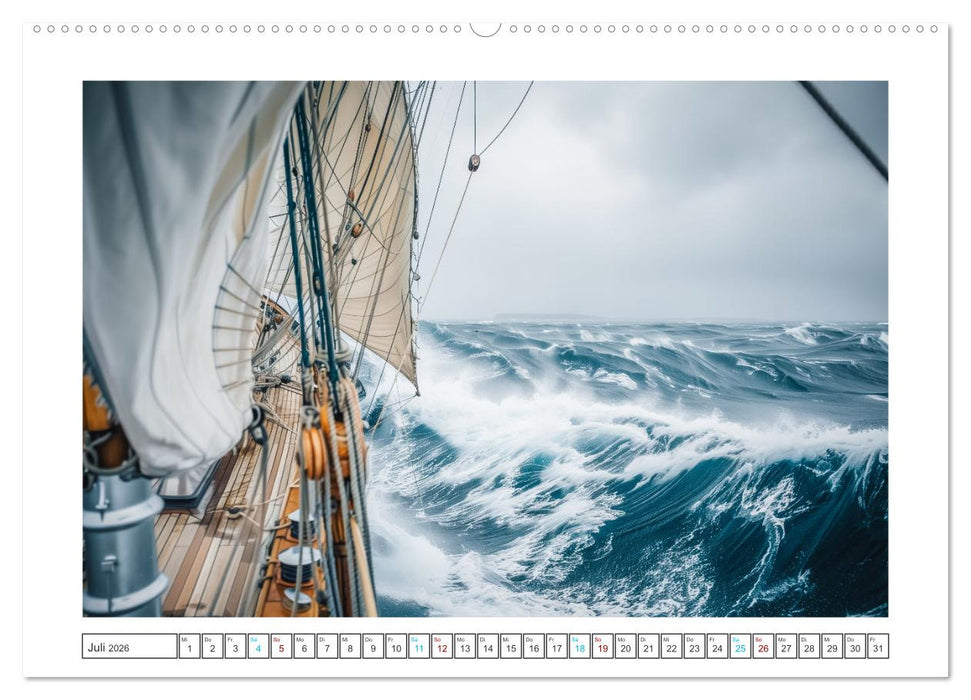 Wind und Wogen (CALVENDO Premium Wandkalender 2026)