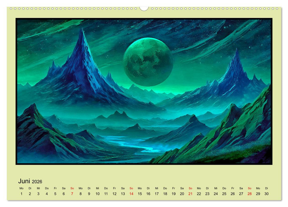 Der Zauber fremder Welten (CALVENDO Wandkalender 2026)