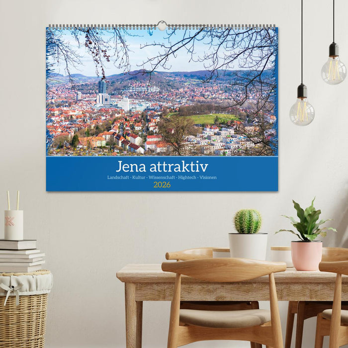 Jena attraktiv (CALVENDO Wandkalender 2026)