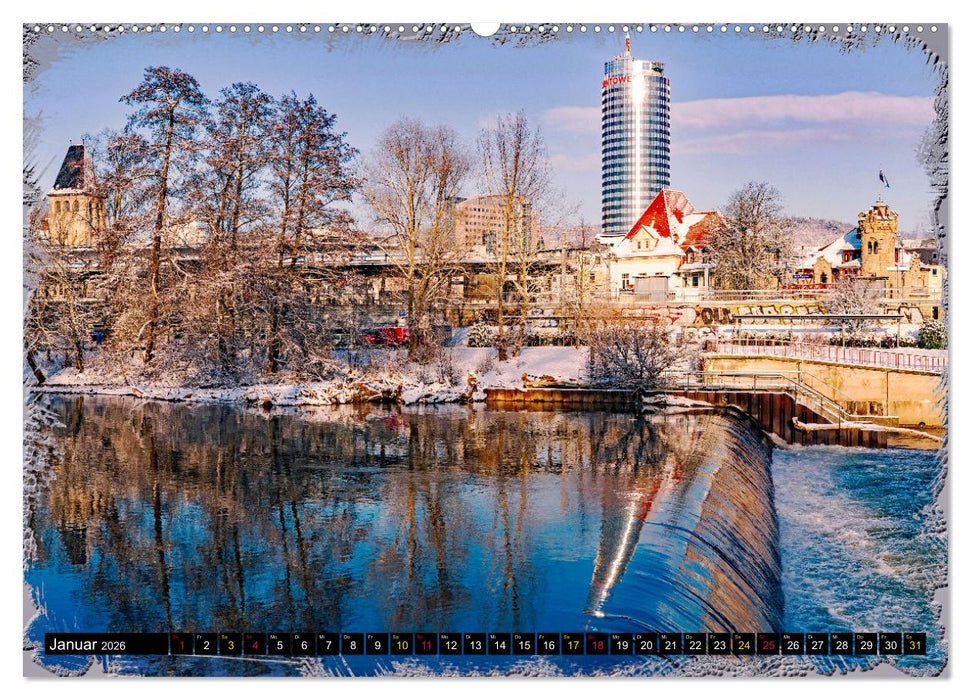 Jena attraktiv (CALVENDO Wandkalender 2026)