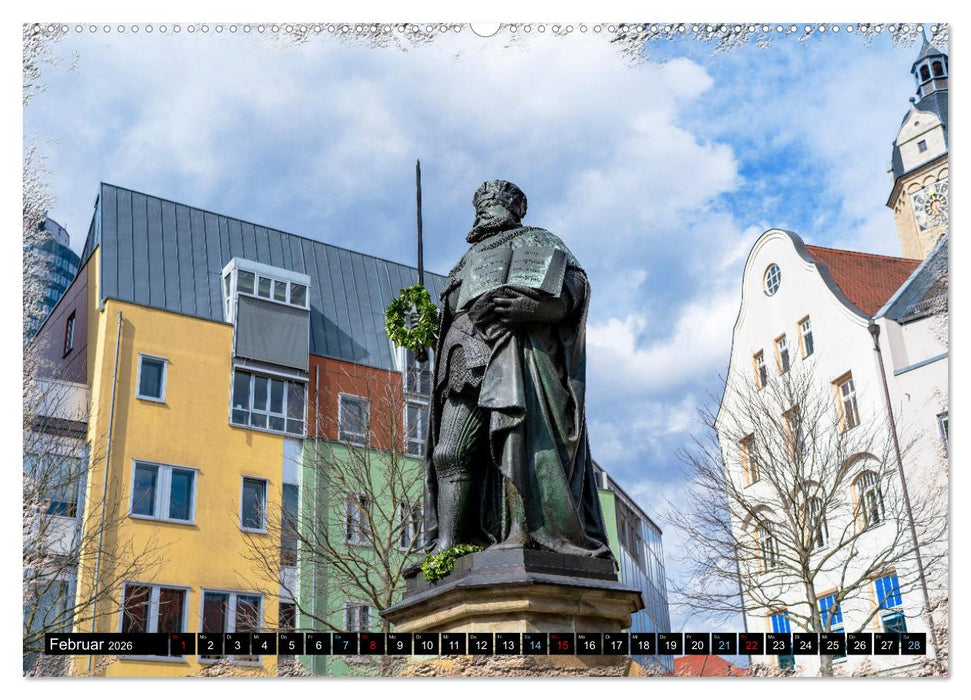 Jena attraktiv (CALVENDO Wandkalender 2026)