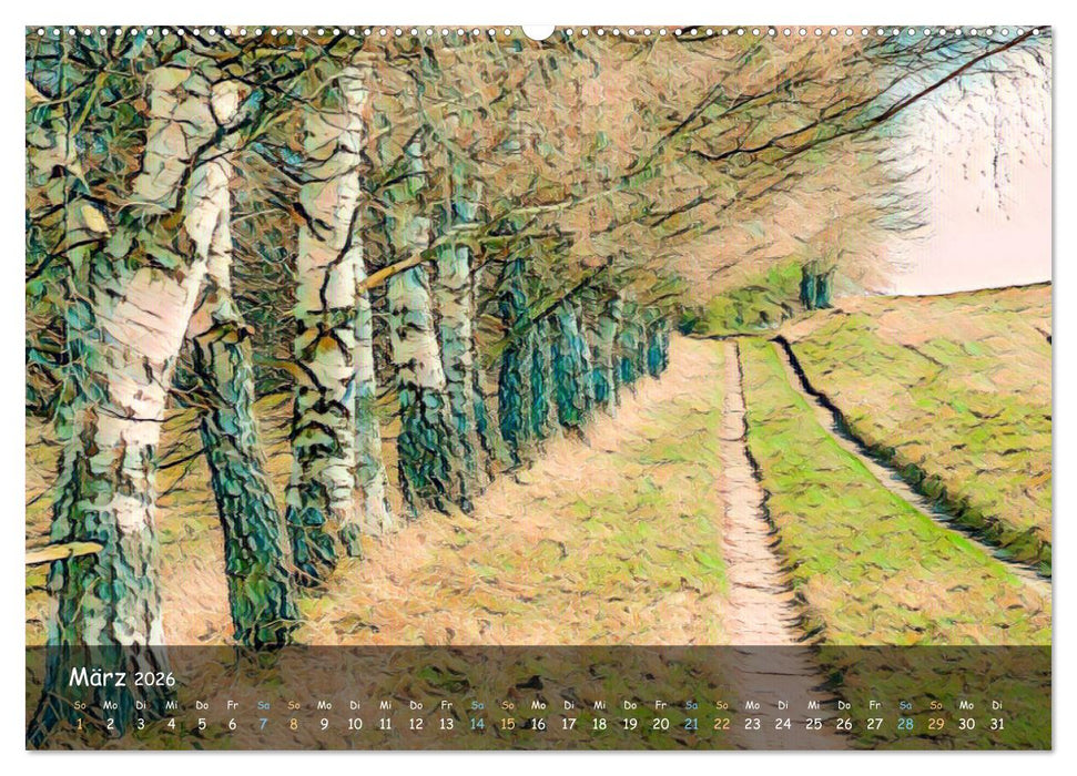 Surreales Farbspiel (CALVENDO Wandkalender 2026)