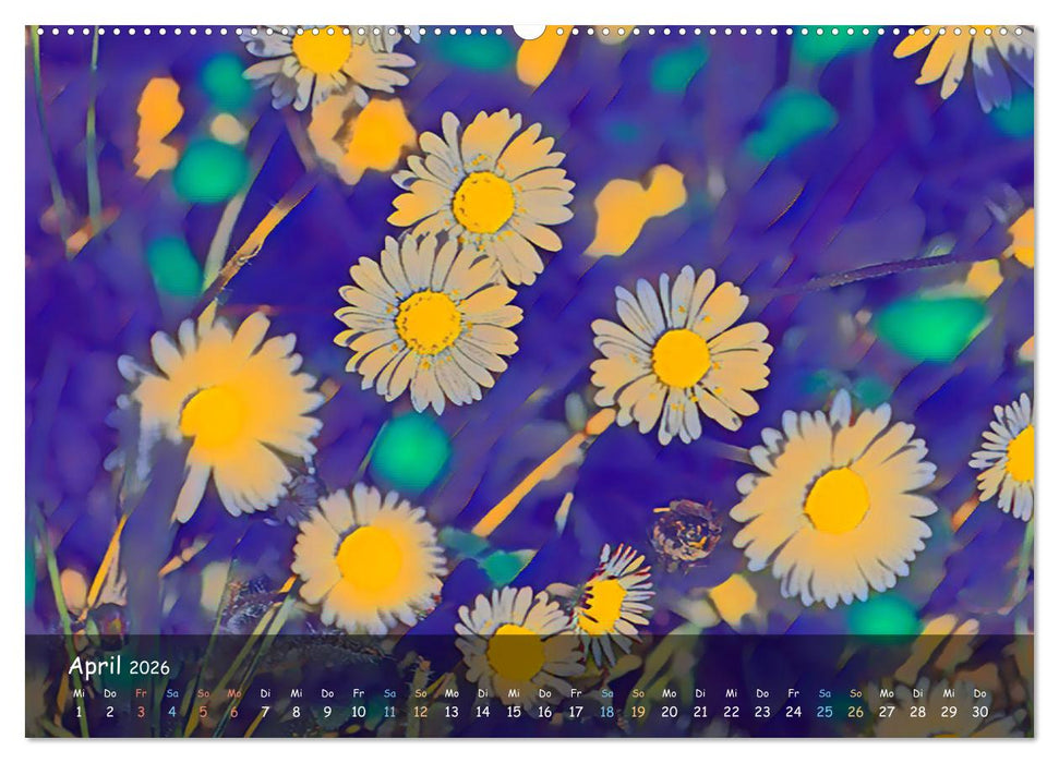 Surreales Farbspiel (CALVENDO Wandkalender 2026)