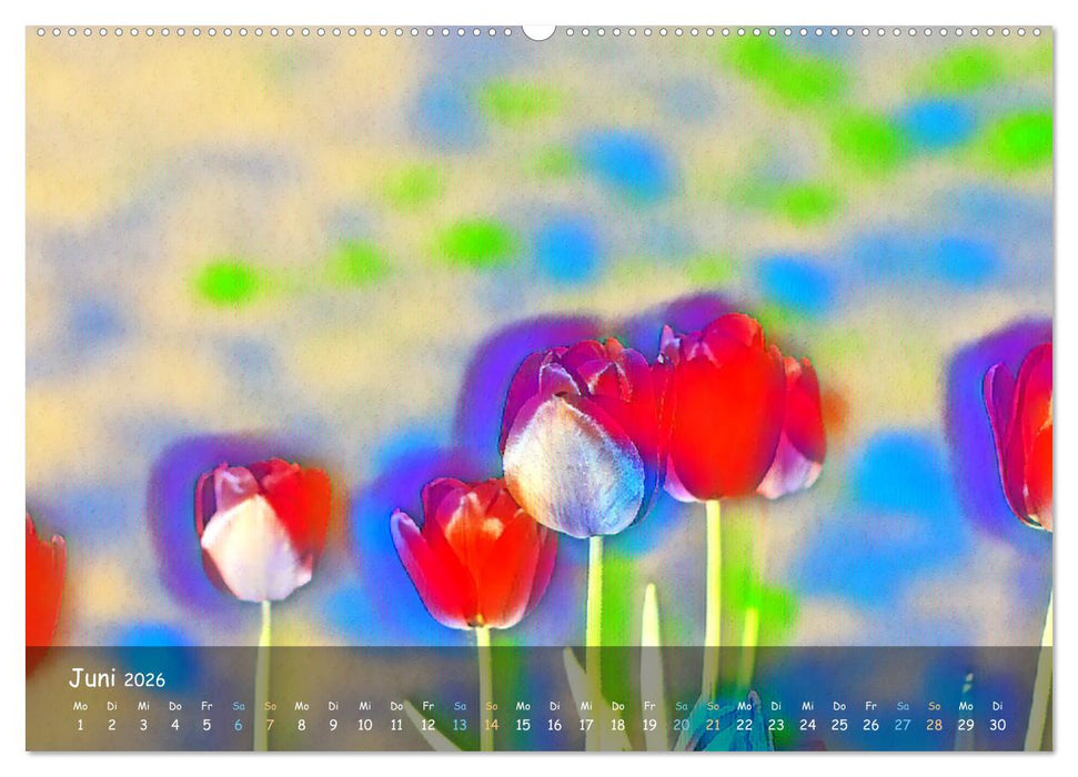 Surreales Farbspiel (CALVENDO Wandkalender 2026)