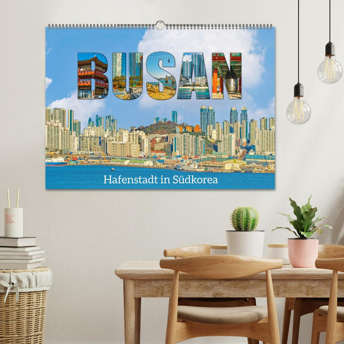 Busan - Hafenstadt in Südkorea (CALVENDO Wandkalender 2026)