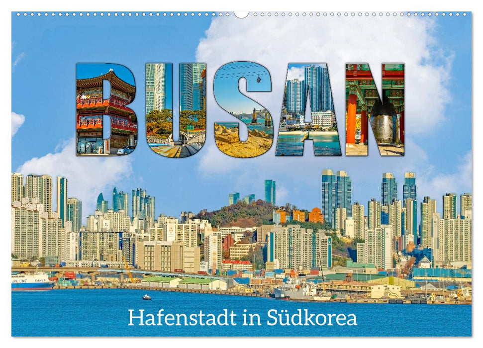Busan - Hafenstadt in Südkorea (CALVENDO Wandkalender 2026)