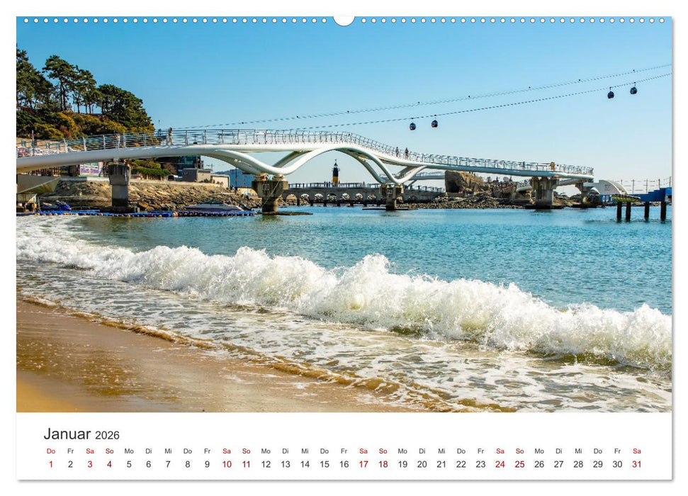 Busan - Hafenstadt in Südkorea (CALVENDO Wandkalender 2026)