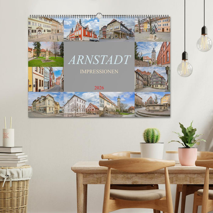 Arnstadt Impressionen (CALVENDO Wandkalender 2026)