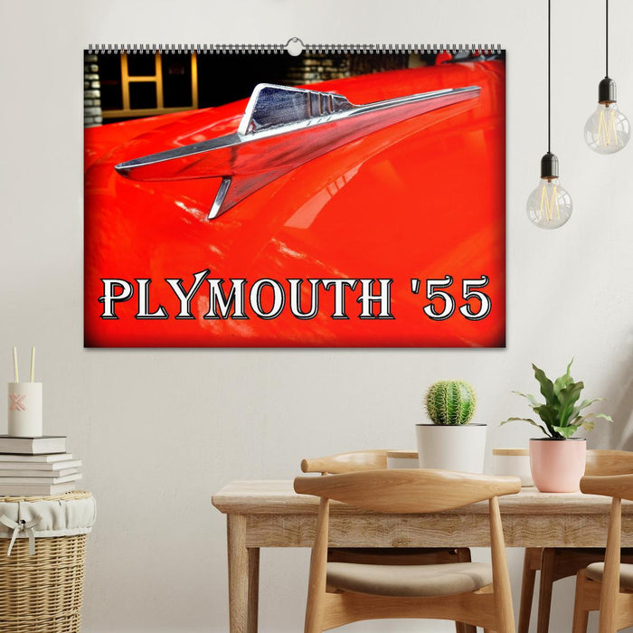 PLYMOUTH '55 (CALVENDO Wandkalender 2026)
