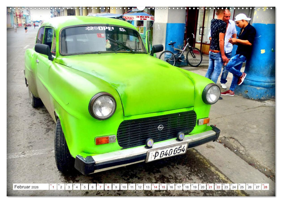 Olympia Rekord - Ein Klassiker von Opel (CALVENDO Premium Wandkalender 2026)