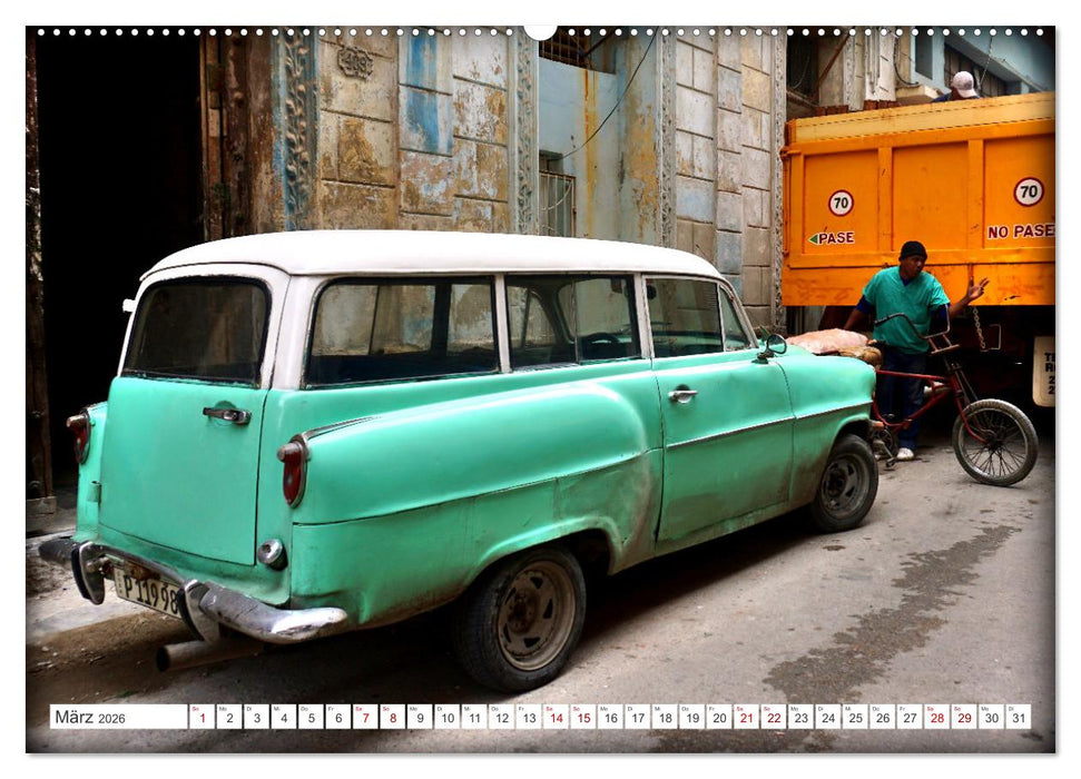 Olympia Rekord - Ein Klassiker von Opel (CALVENDO Premium Wandkalender 2026)