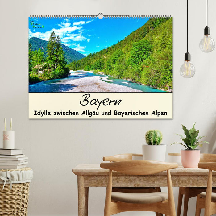 Bayern - Idylle zwischen Allgäu und Bayerischen Alpen (CALVENDO Wandkalender 2026)
