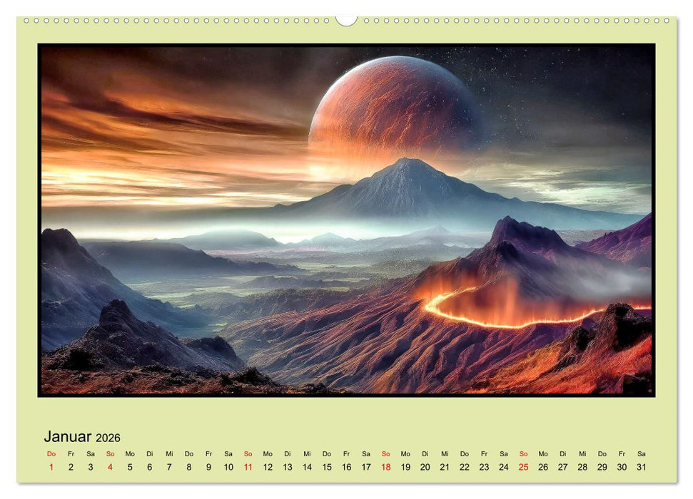 Der Zauber fremder Welten (CALVENDO Premium Wandkalender 2026)
