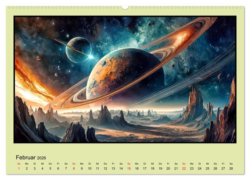Der Zauber fremder Welten (CALVENDO Premium Wandkalender 2026)