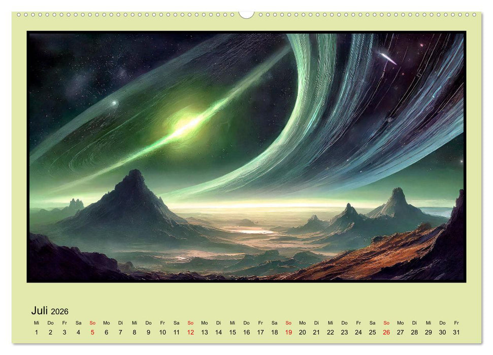 Der Zauber fremder Welten (CALVENDO Premium Wandkalender 2026)