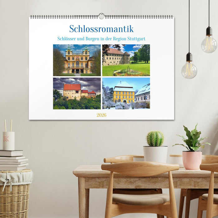 Schlossromantik (CALVENDO Wandkalender 2026)