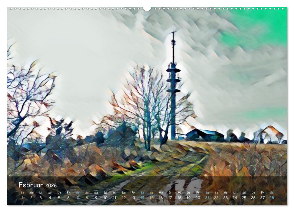 Surreales Farbspiel (CALVENDO Premium Wandkalender 2026)