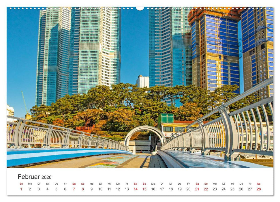 Busan - Hafenstadt in Südkorea (CALVENDO Premium Wandkalender 2026)