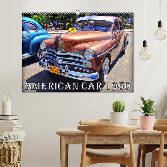 AMERICAN CAR 1950 (CALVENDO Wandkalender 2026)