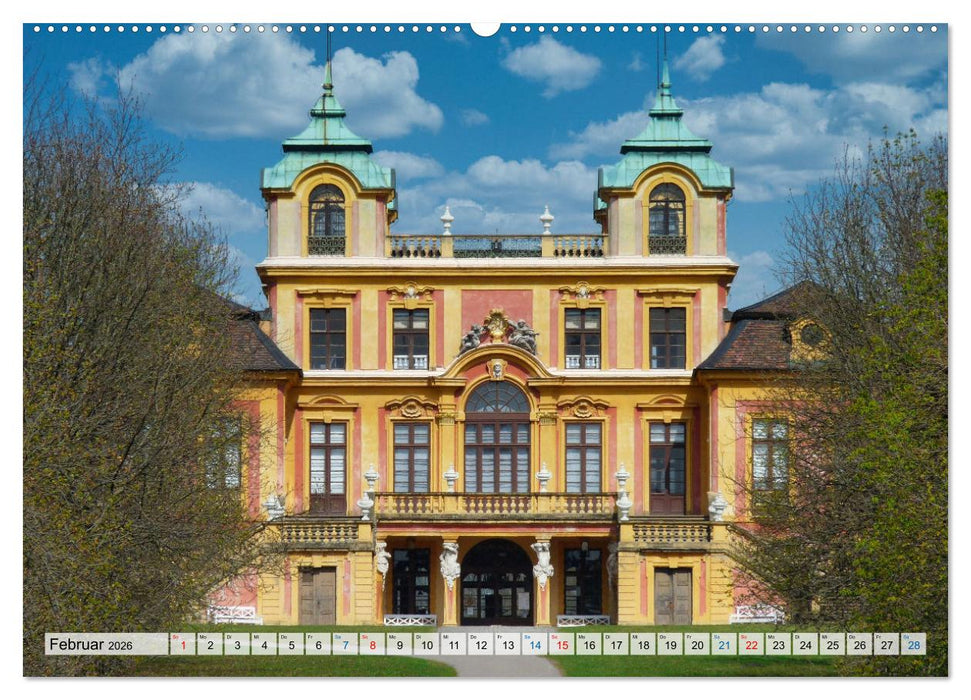 Schlossromantik (CALVENDO Premium Wandkalender 2026)