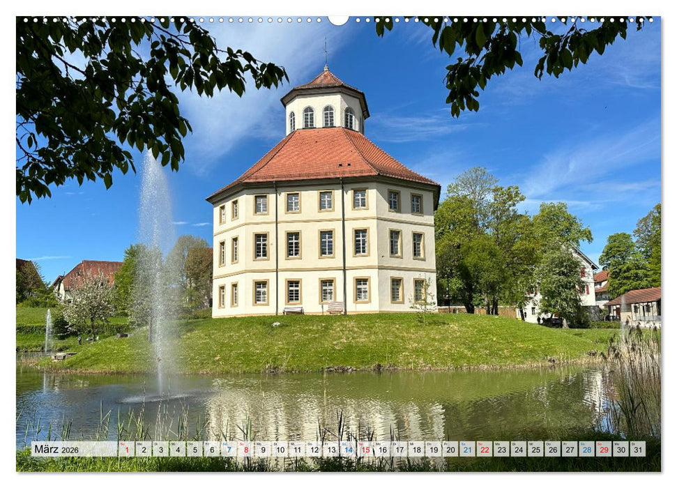 Schlossromantik (CALVENDO Premium Wandkalender 2026)