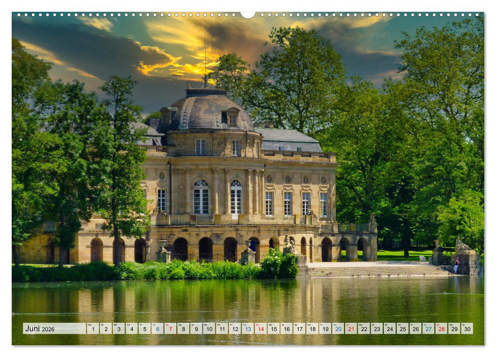 Schlossromantik (CALVENDO Premium Wandkalender 2026)