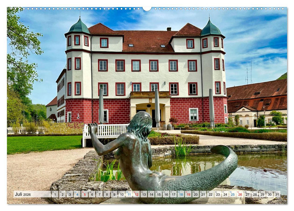 Schlossromantik (CALVENDO Premium Wandkalender 2026)