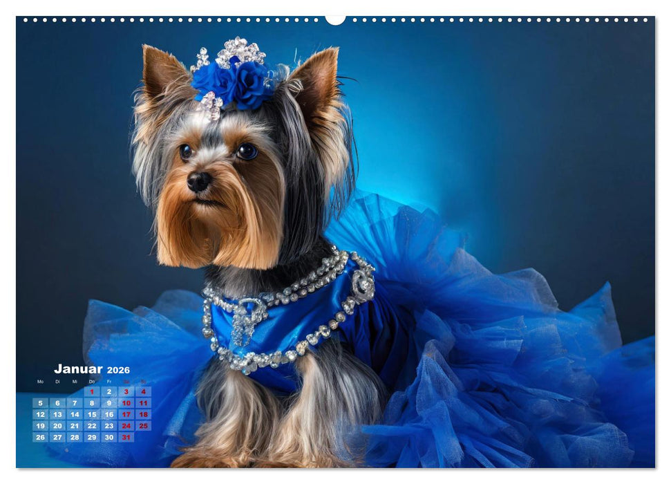 Kleine Hunde - Große Diven (CALVENDO Wandkalender 2026)