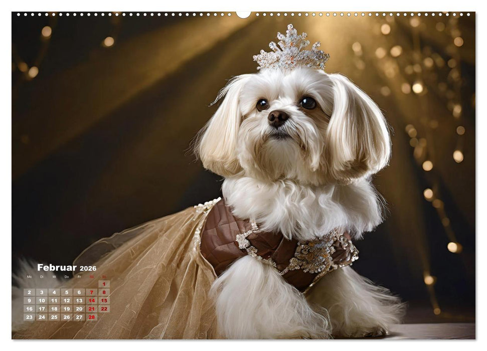 Kleine Hunde - Große Diven (CALVENDO Wandkalender 2026)