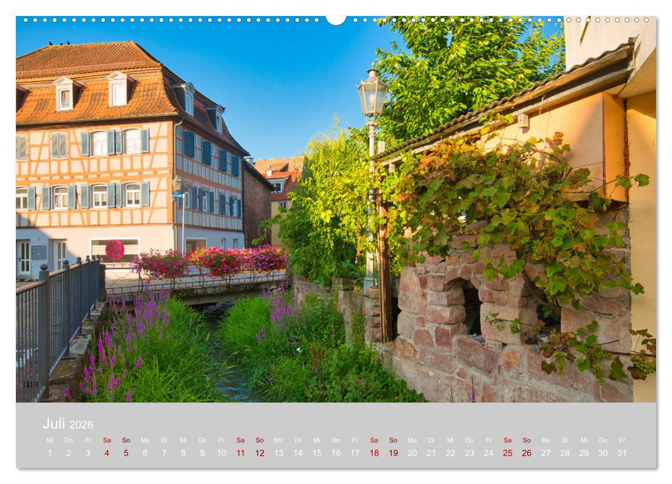 Ettenheim - Perle der Ortenau (CALVENDO Premium Wandkalender 2026)