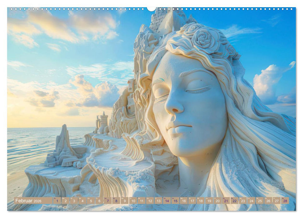 Sandkunstwerke - Einfach faszinierend (CALVENDO Wandkalender 2026)