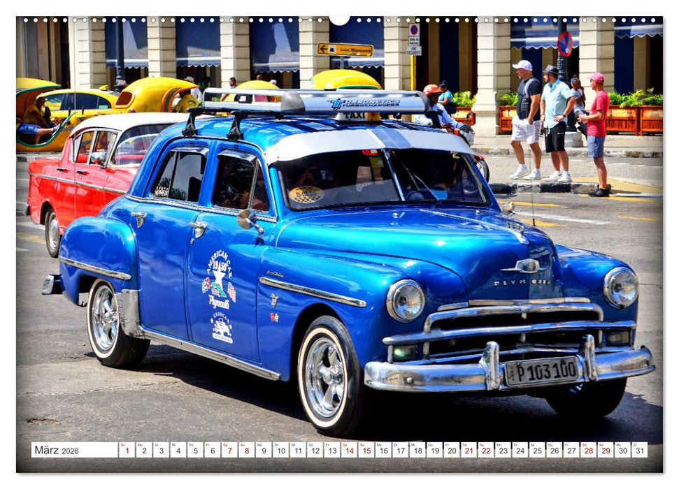 AMERICAN CAR 1950 (CALVENDO Premium Wandkalender 2026)
