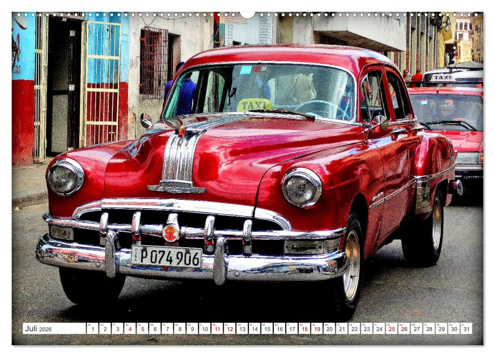 AMERICAN CAR 1950 (CALVENDO Premium Wandkalender 2026)
