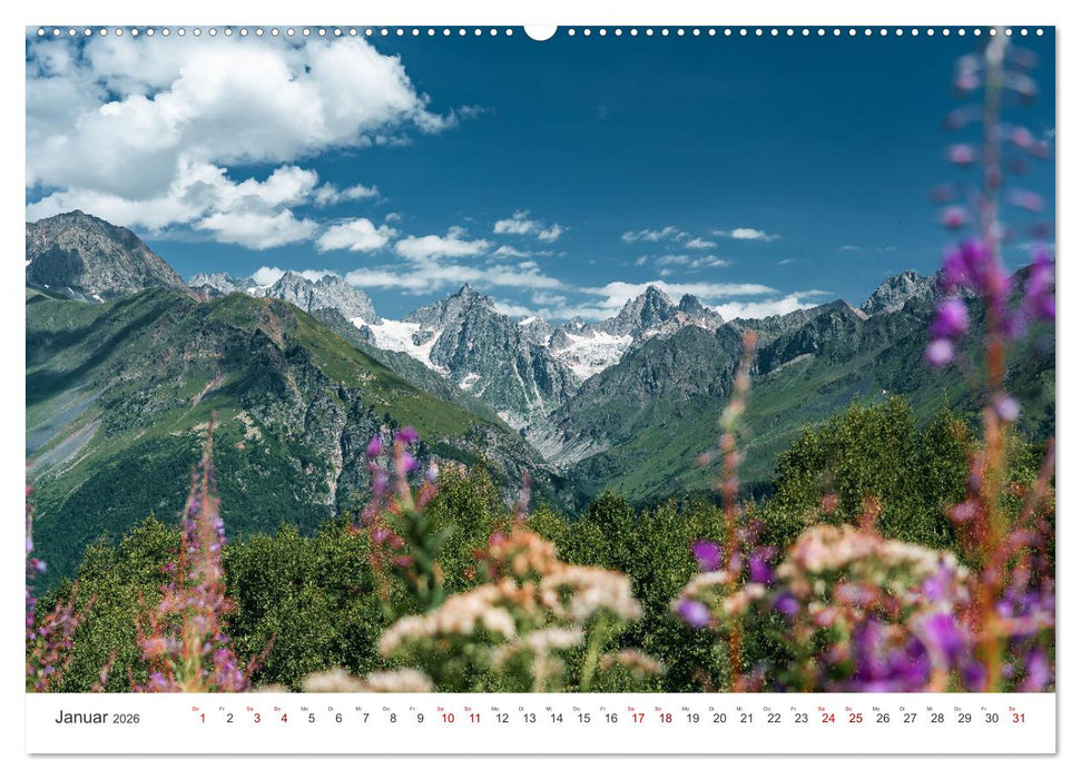 Georgien - Neuzeit-Chroniken (CALVENDO Premium Wandkalender 2026)